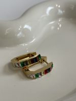 Square-Cut Multicolor Hoops
