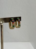 Square-Cut Multicolor Hoops - Image 3