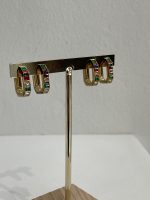 Square-Cut Multicolor Hoops - Image 4