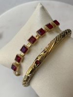 Scarlet Glow Cuff Bracelet - Image 4