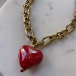 Big RED Heart Necklace