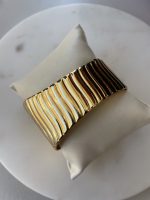 Gold Texture Bracelet - Image 2