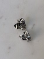 Crumpled Heart Earrings - Image 2