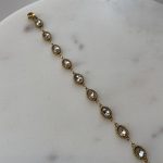Oval Spark Gold Bracelet