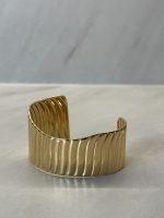 Gold Texture Bracelet