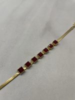 Scarlet Glow Cuff Bracelet