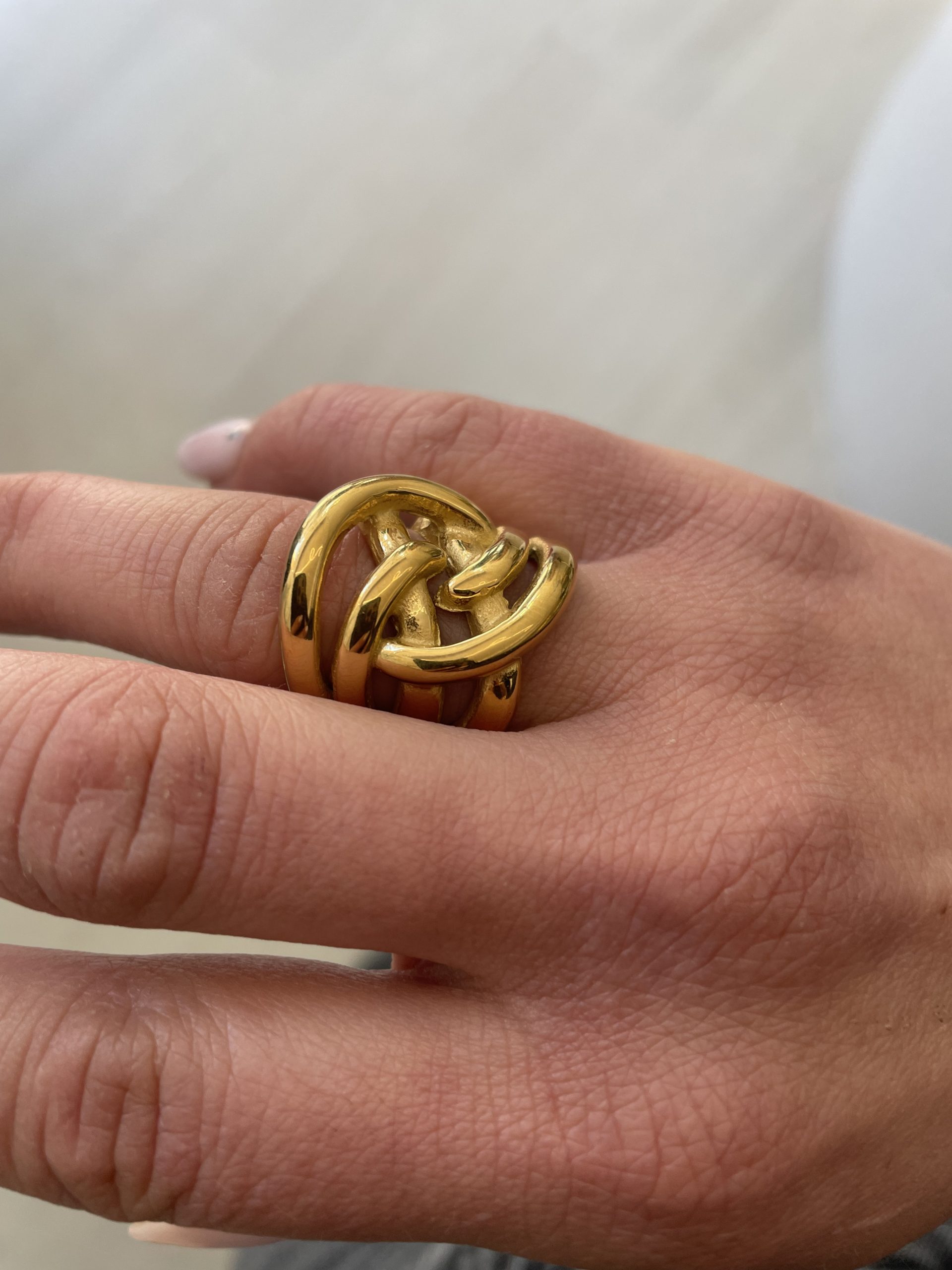 F2EC6C32-5278-4B64-839E-81AD8B651885 Gold Ring - Image 1