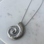 Silver Spiral Necklace