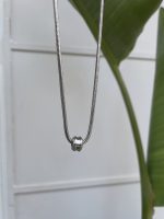 Silver Snake Chain Necklace - Image 2