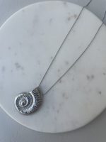 Silver Spiral Necklace - Image 3