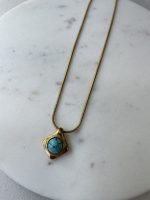 Golden Turquoise Necklace