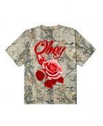 Airbrushed Rose Tee - Image 3