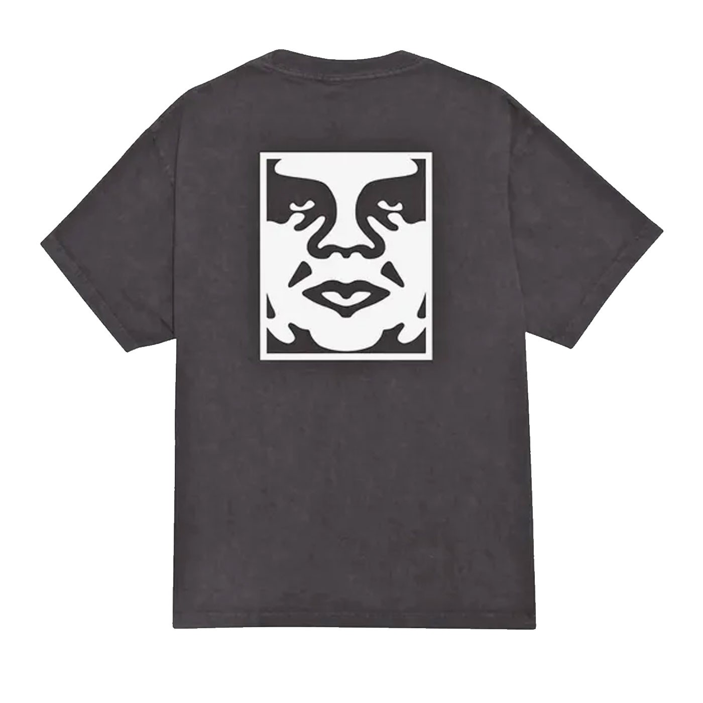 camiseta-premium-pigment-heavyweight-obey-bold-icon-face-pigment-dusty-black Bold Icon Face Tee - Image 1