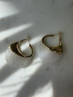 Moon Pearl Earrings