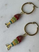 Rainbow Fish Hoops - Image 2