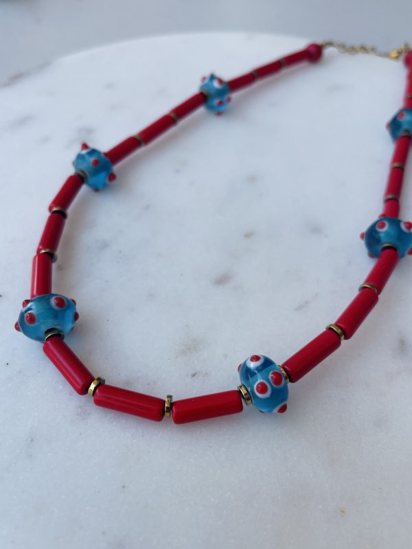 Coral Sky Necklace