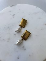 Golden Pearl Earrings - Image 3