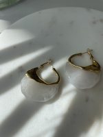 Moon Pearl Earrings - Image 2
