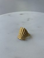 Golden Shell Ring