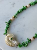 Shell Green Necklace