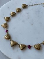 Golden Hearts Necklace