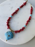 Coral Shell Necklace - Image 3