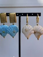 Ocean Shell Earrings - Image 3