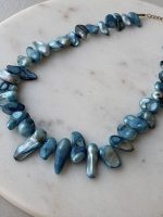 Aqua Pearl Necklace - Image 2