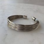 Steel Multi Line Bracelet