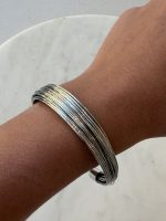 Steel Multi Line Bracelet - Image 4